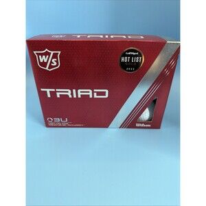 Wilson TRIAD One Dozen Golf Balls NEW
